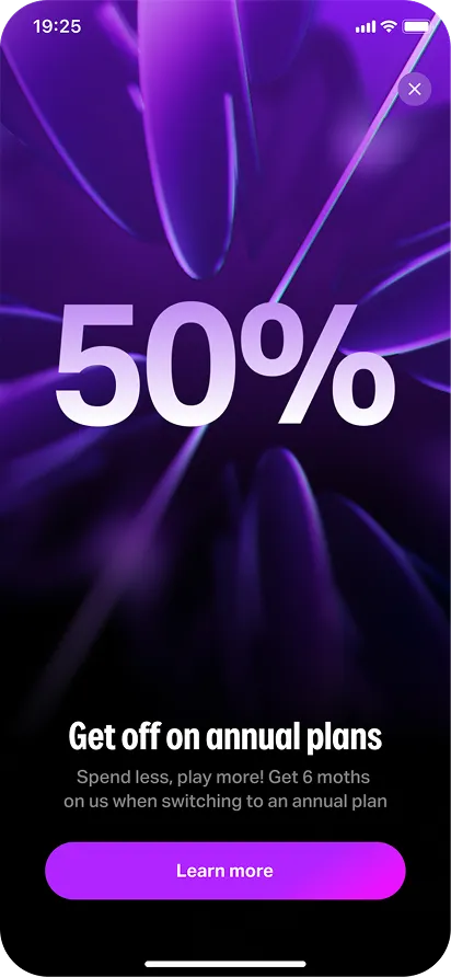 Yango Play Fullscreen format example